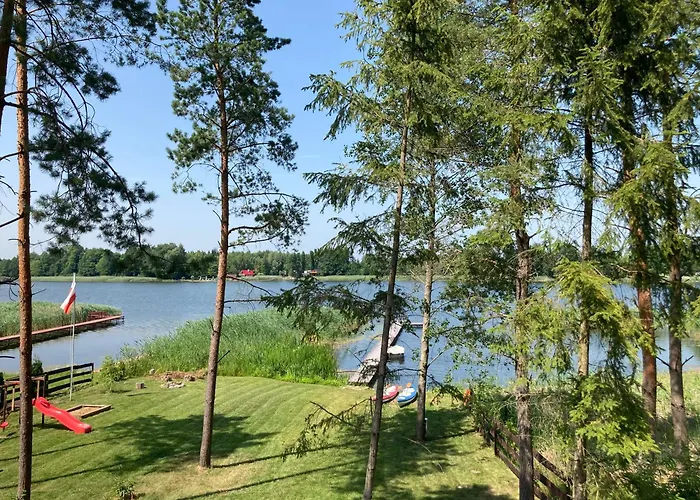 Makosieje Resort-Komfortowy Domek 15M Od Jeziora,Widok Na Jezioro,Ogrzewanie,Wi-Fi